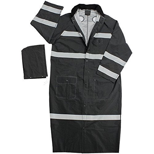 Galeton Men's Standard Raincoat  Black  Large - Image 1
